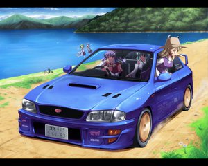 Rating: Safe Score: 110 Tags: blonde_hair blue_eyes blue_hair car cirno daiyousei dress fairy green_hair group hat japanese_clothes kawashiro_nitori kochiya_sanae landscape long_hair miko moriya_suwako purple_hair red_eyes scenic short_hair sky touhou water wings yasaka_kanako yellow_eyes User: Tensa