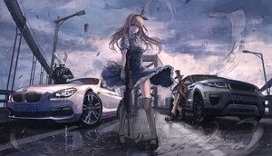 Rating: Safe Score: 199 Tags: alice_in_wonderland alice_(wonderland) animal_ears blonde_hair boots car cigarette clouds dress gloves gun hat headband koh_(minagi_kou) mad_hatter male phone rain sky suit sunglasses thighhighs tie water weapon white_rabbit wristwear User: luckyluna