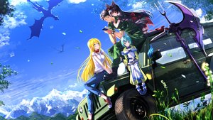 Rating: Safe Score: 184 Tags: blonde_hair bow car clouds dragon gate_-_jieitai_ka_no_chi_nite_kaku_tatakaeri grass itami_youji landscape leaves lelei_la_lalena long_hair male military phone rory_mercury scenic short_hair staff swordsouls tuka_luna_marceau uniform weapon wristwear User: Flandre93