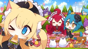 Rating: Safe Score: 28 Tags: animal animal_ears antenna_(azur_lane) apple aqua_eyes aqua_hair azur_lane bird bishamaru_(azur_lane) blonde_hair cake cat catgirl chibi clouds drink fang flowers food fruit goth-loli group hat headdress japanese_clothes justice_(azur_lane) logo lolita_fashion long_hair manjuu_(azur_lane) muuran oscar_(azur_lane) petals pizza purple_hair red_hair rose short_hair skirt sky steel_(azur_lane) tail takemaru_(azur_lane) wink yellow_eyes User: otaku_emmy