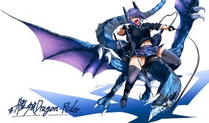 Rating: Safe Score: 62 Tags: anthropomorphism blue_hair dragon eyepatch gloves kantai_collection navel school_uniform short_hair signed tenryuu_(kancolle) thighhighs tie torichamaru yellow_eyes User: FormX